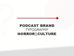 Horror Podcast Brand Fonts for Creepy Content